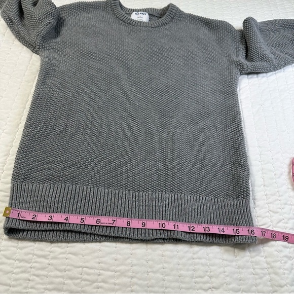 Old Navy Heather Gray Knit Sweatshirt - Picture 6 of 12
